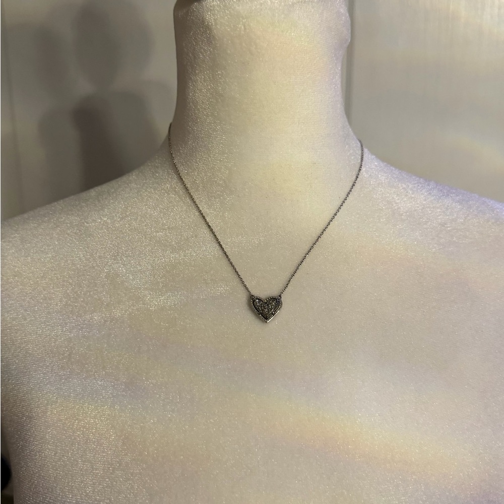 Kendra Scott Ari Heart Adjustable Length Pendant Necklace